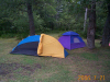 tents set up