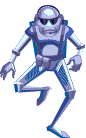 blue robot