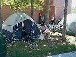 tent and Hought Lake High School