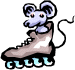 mouse in skate