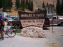 Monarch Pass continental divide